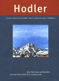 Buchcover von Ferdinand Hodler: Catalogue raisonné der Gemälde