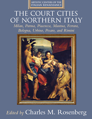 Buchcover von The Court Cities of Northern Italy