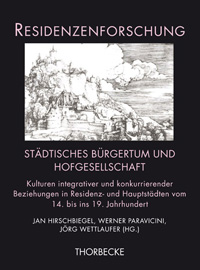 Buchcover von Städtisches Bürgertum und Hofgesellschaft