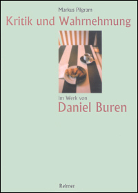 Buchcover von Kritik und Wahrnehmung im Werk von Daniel Buren