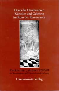 Buchcover von Deutsche Handwerker, Künstler und Gelehrte im Rom der Renaissance