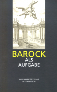 Buchcover von Barock als Aufgabe