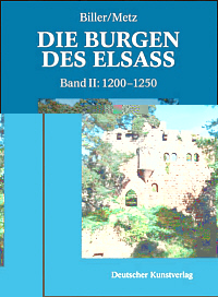 Buchcover von Der spätromanische Burgenbau im Elsaß (1200-1250)