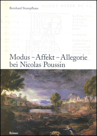Buchcover von Modus - Affekt - Allegorie bei Nicolas Poussin