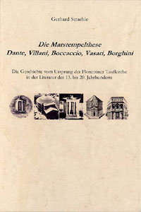 Buchcover von Die Marstempelthese - Dante, Villani, Boccaccio, Vasari, Borghini