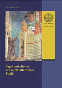 Buchcover von Repräsentationen der mittelalterlichen Stadt