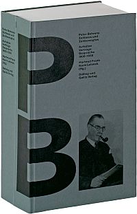 Buchcover von Peter Behrens, Zeitloses und Zeitbewegtes