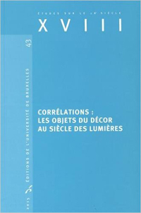 Buchcover von Corrélations: Les objets du décor au siècle des Lumières