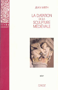 Buchcover von La datation de la sculpture médiévale