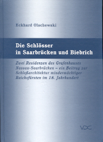 Buchcover von Die Schlösser in Saarbrücken und Biebrich